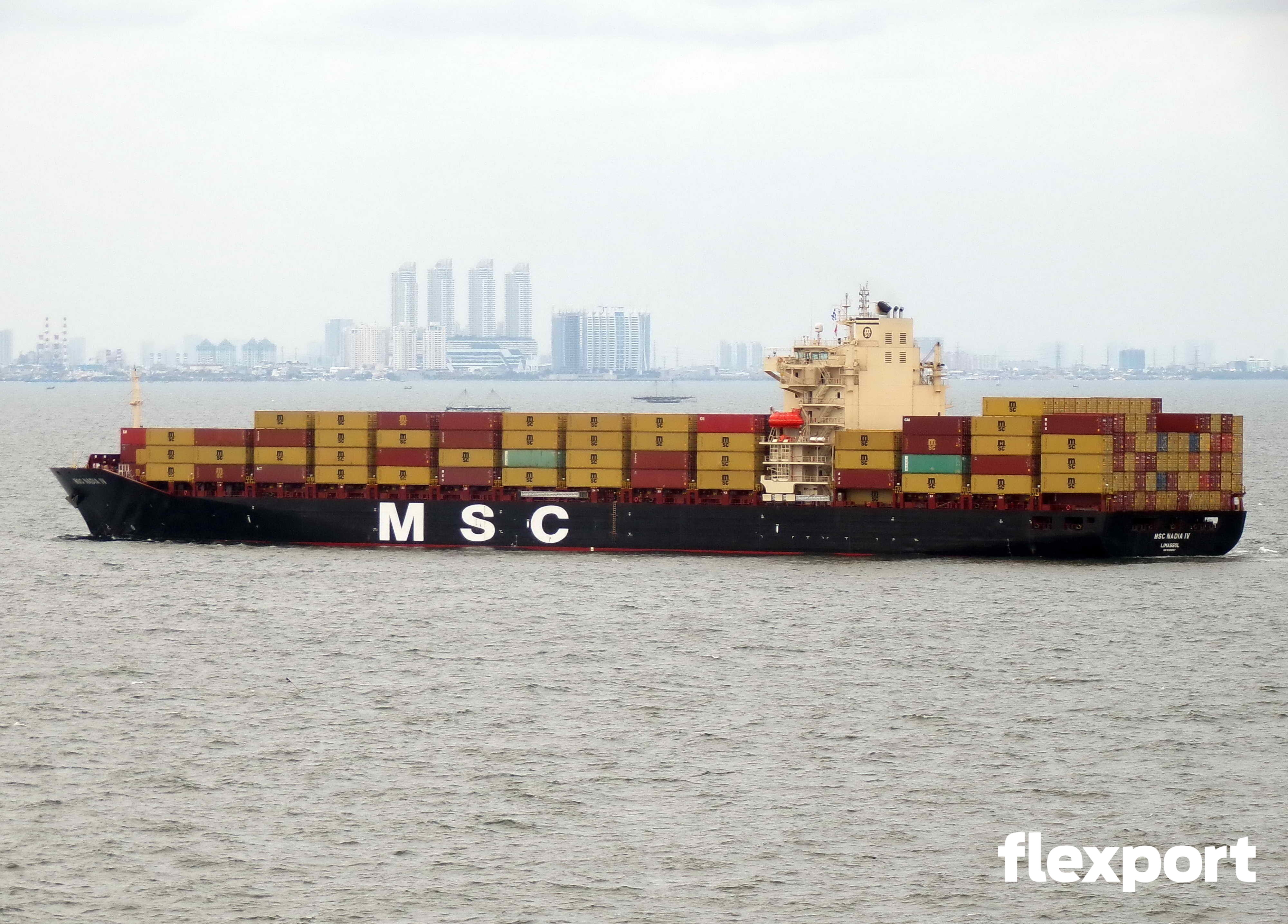 427　NadiaS MSC NADIA IV (IMO 9321897), Container Ship | Position, ETA & Specs
